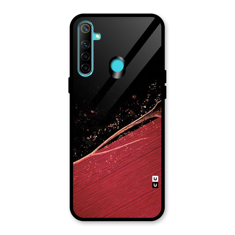 Red Flow Drops Glass Back Case for Realme Narzo 10