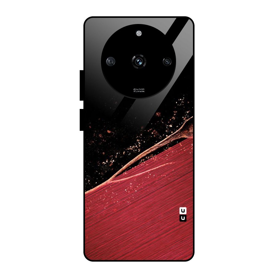 Red Flow Drops Glass Back Case for Realme Narzo 60 5G