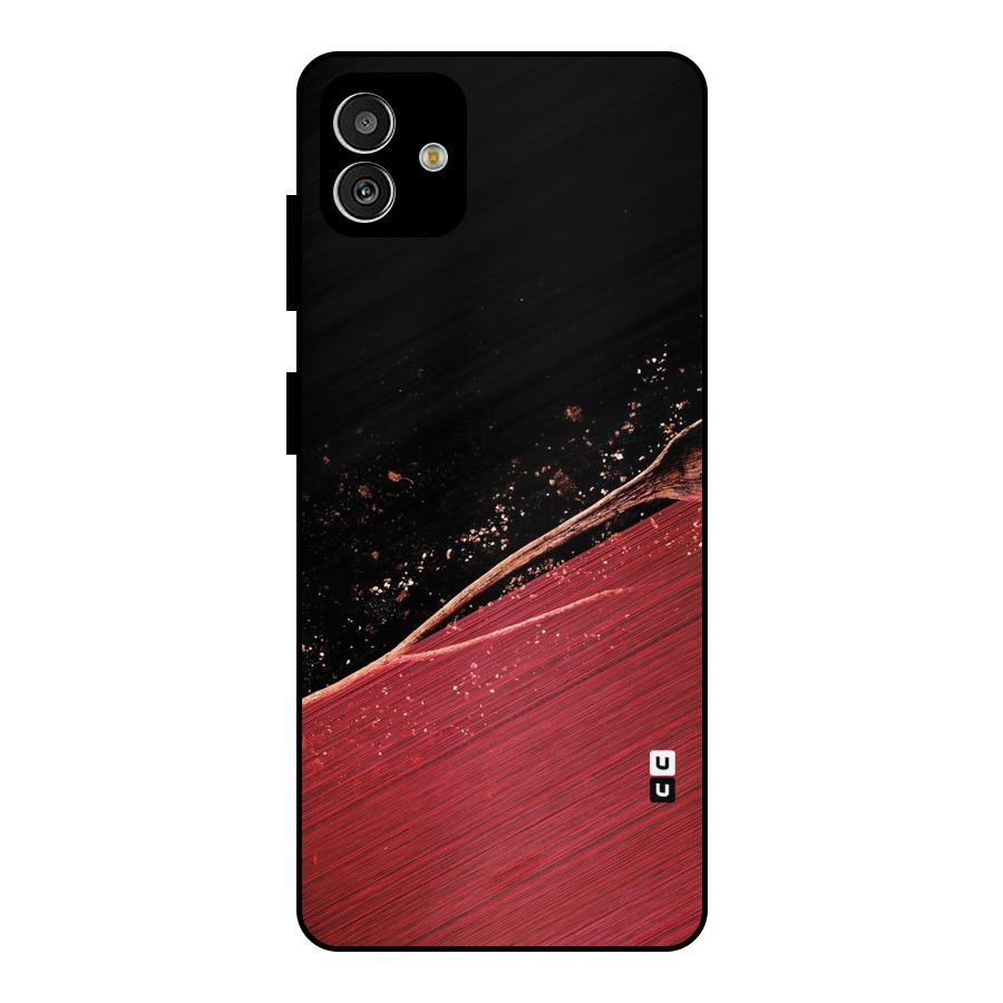Red Flow Drops Metal Back Case for Galaxy M13 5G