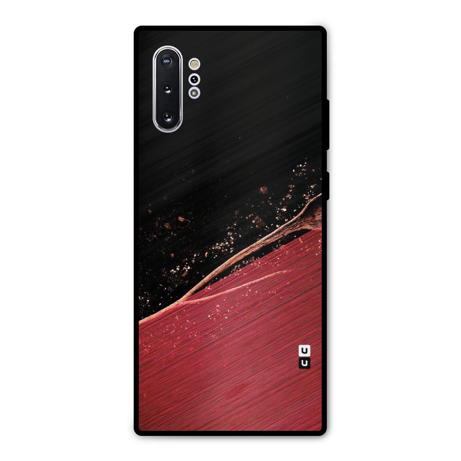 Red Flow Drops Metal Back Case for Galaxy Note 10 Plus