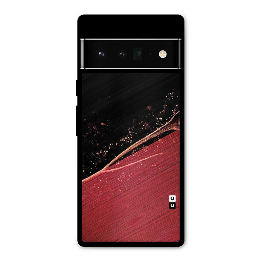 Red Flow Drops Metal Back Case for Google Pixel 6 Pro