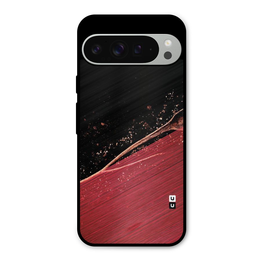 Red Flow Drops Metal Back Case for Google Pixel 9 Pro XL