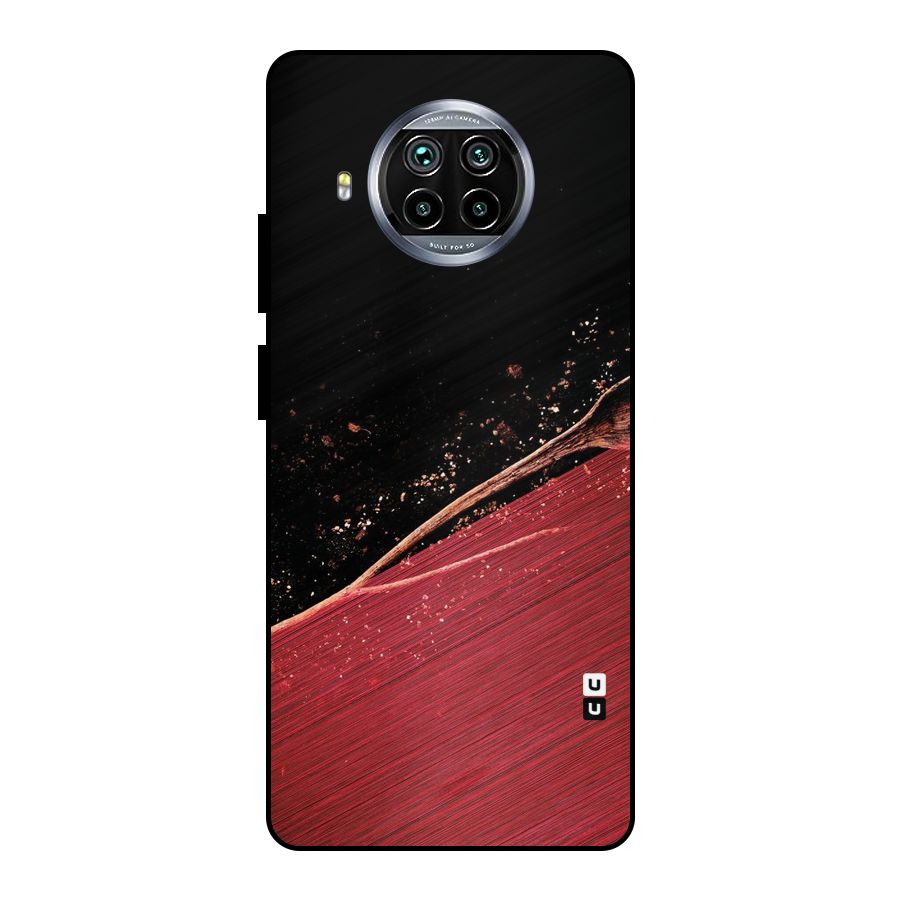 Red Flow Drops Metal Back Case for Mi 10i