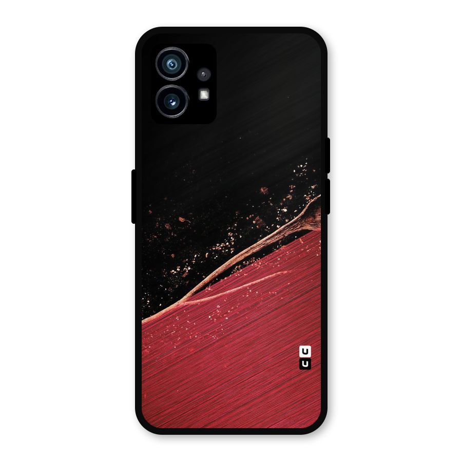 Red Flow Drops Metal Back Case for Nothing Phone 1