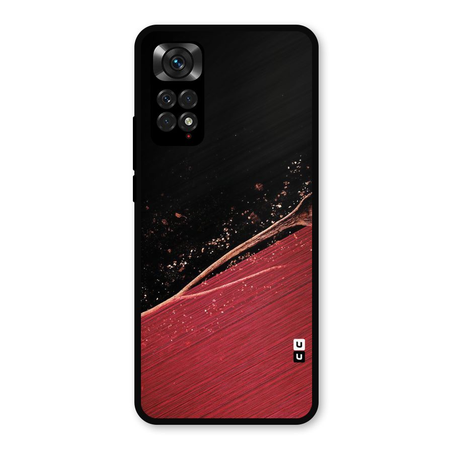 Red Flow Drops Metal Back Case for Redmi Note 11s