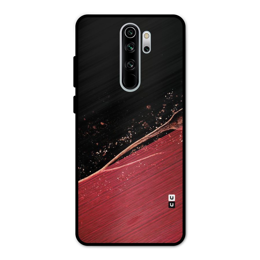 Red Flow Drops Metal Back Case for Redmi Note 8 Pro