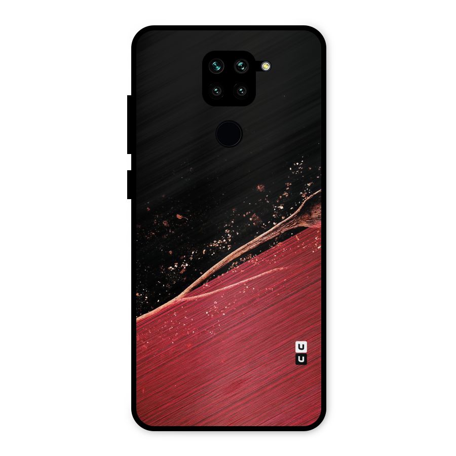 Red Flow Drops Metal Back Case for Redmi Note 9