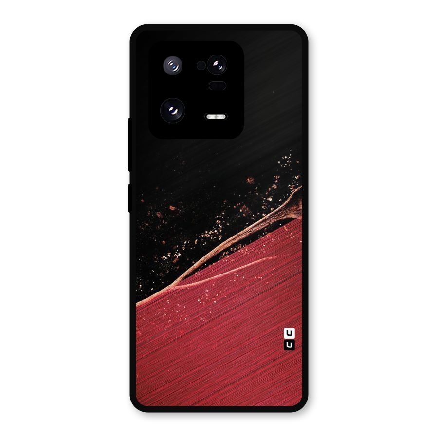 Red Flow Drops Metal Back Case for Xiaomi 13 Pro