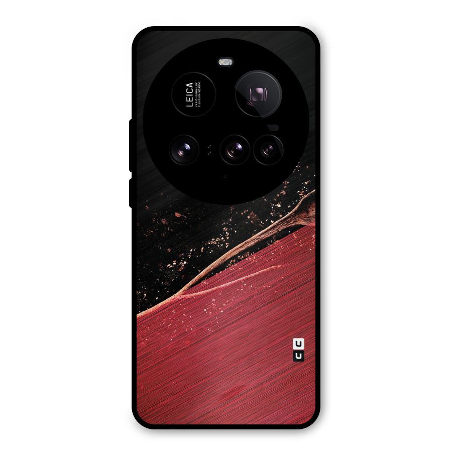 Red Flow Drops Metal Back Case for Xiaomi 15 Ultra