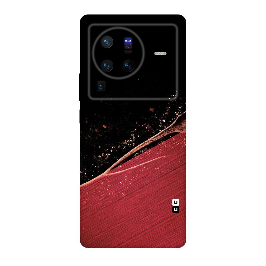 Red Flow Drops Original Polycarbonate Back Case for Vivo X80