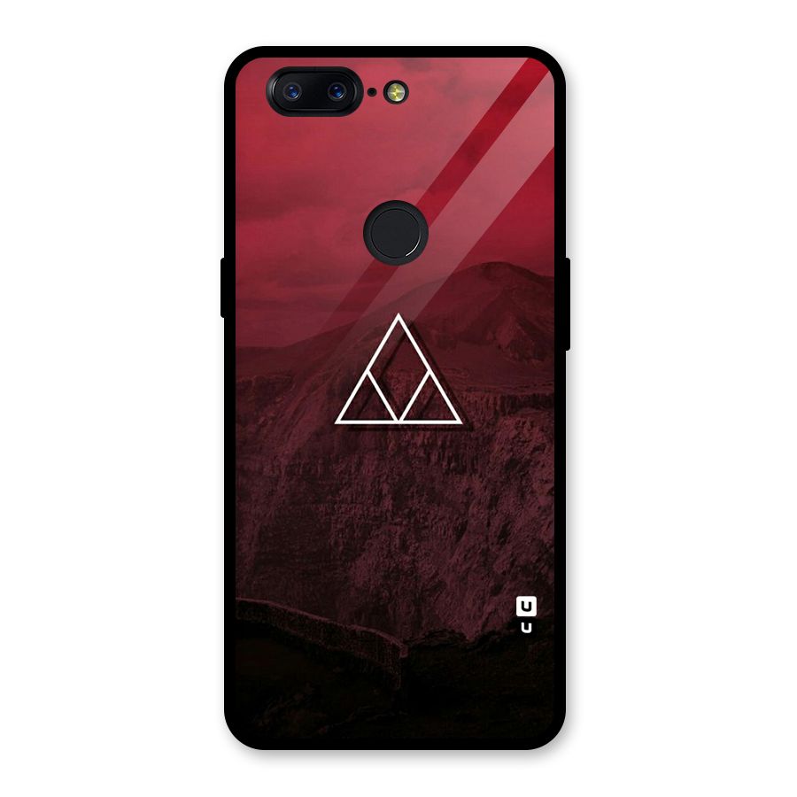 Red Hills Glass Back Case for OnePlus 5T