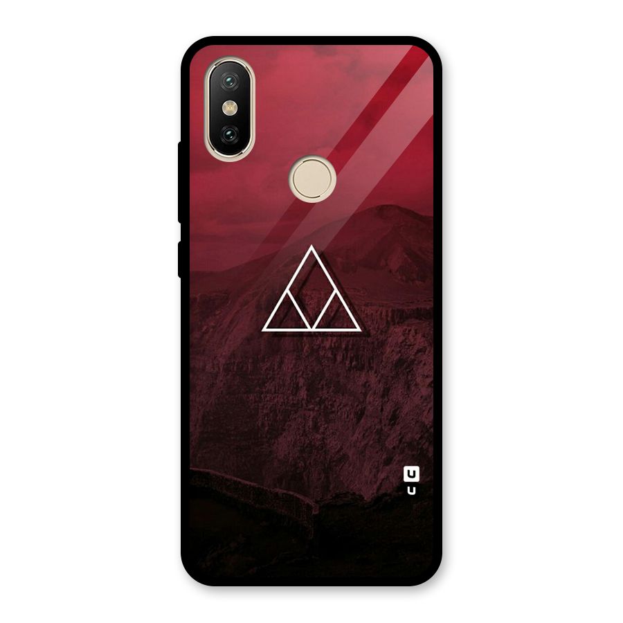 Red Hills Glass Back Case for Redmi A2