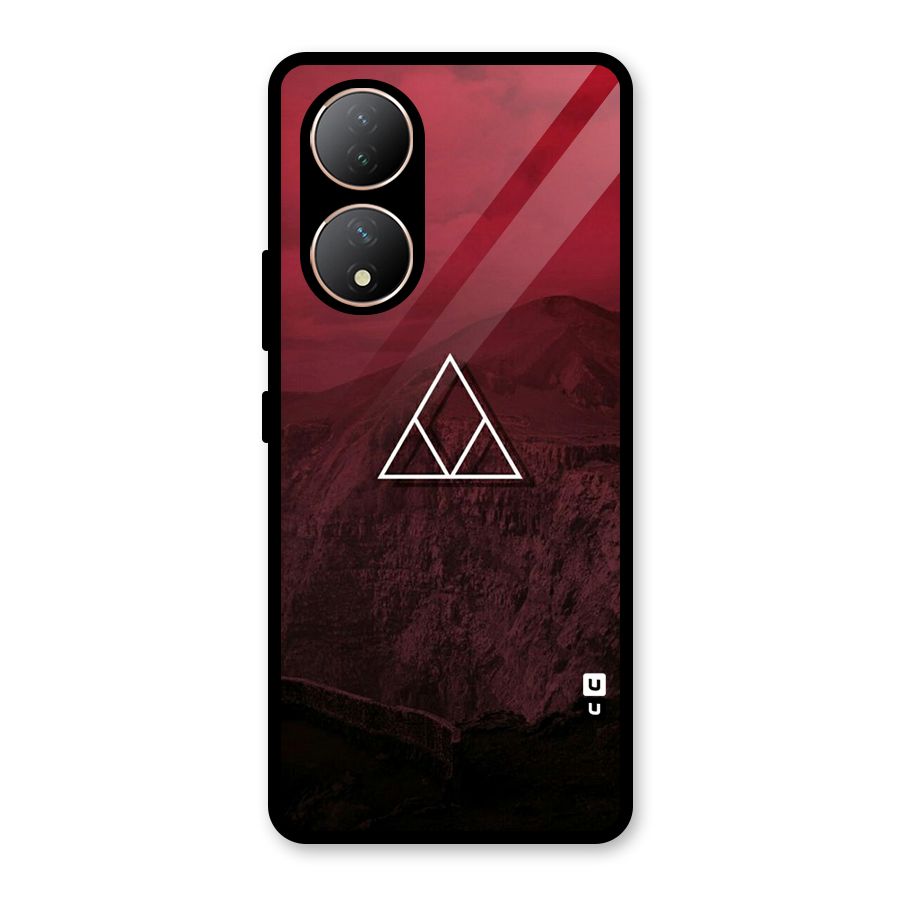 Red Hills Glass Back Case for Vivo Y100A