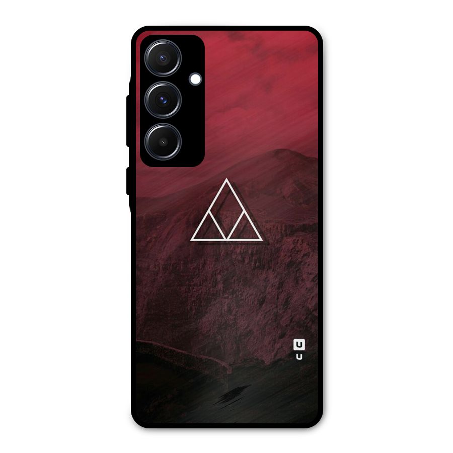 Red Hills Metal Back Case for Galaxy A55