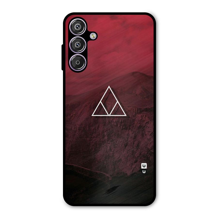Red Hills Metal Back Case for Galaxy M15