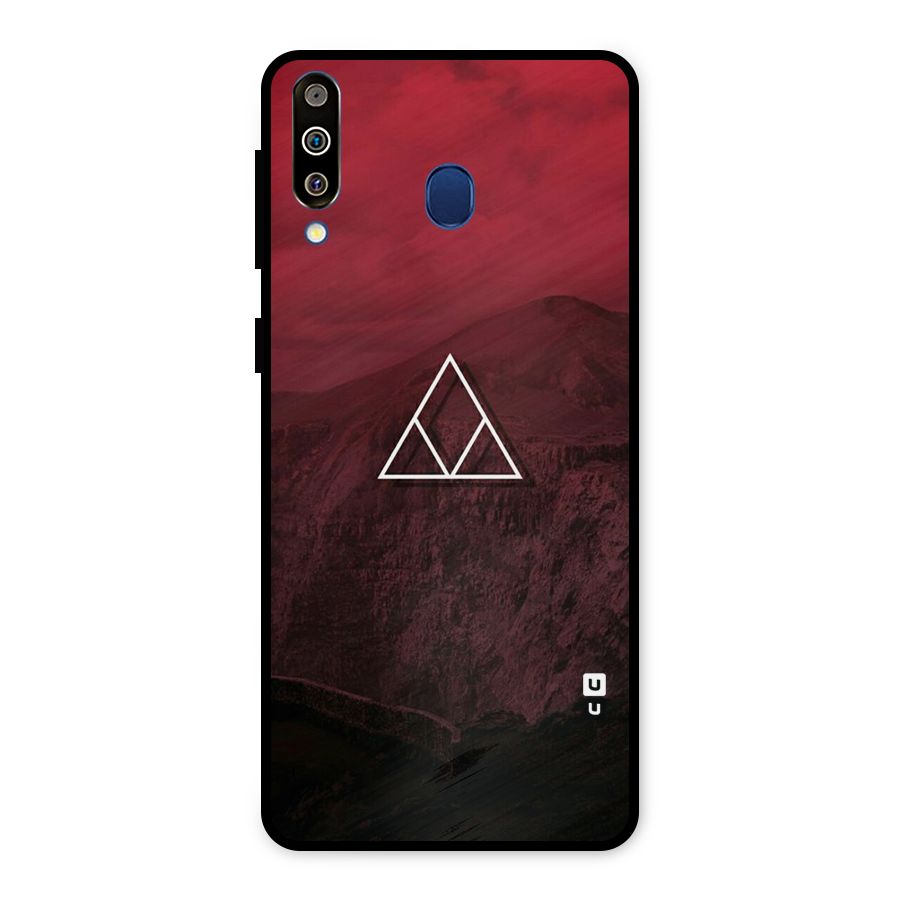 Red Hills Metal Back Case for Galaxy M30