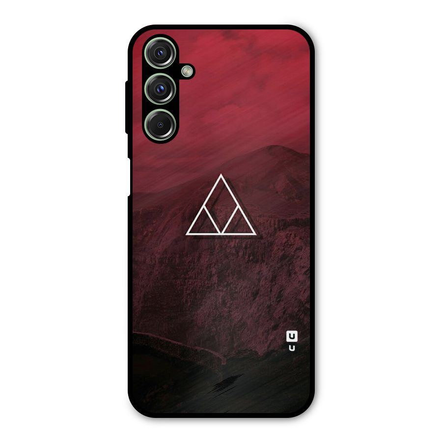 Red Hills Metal Back Case for Galaxy M34