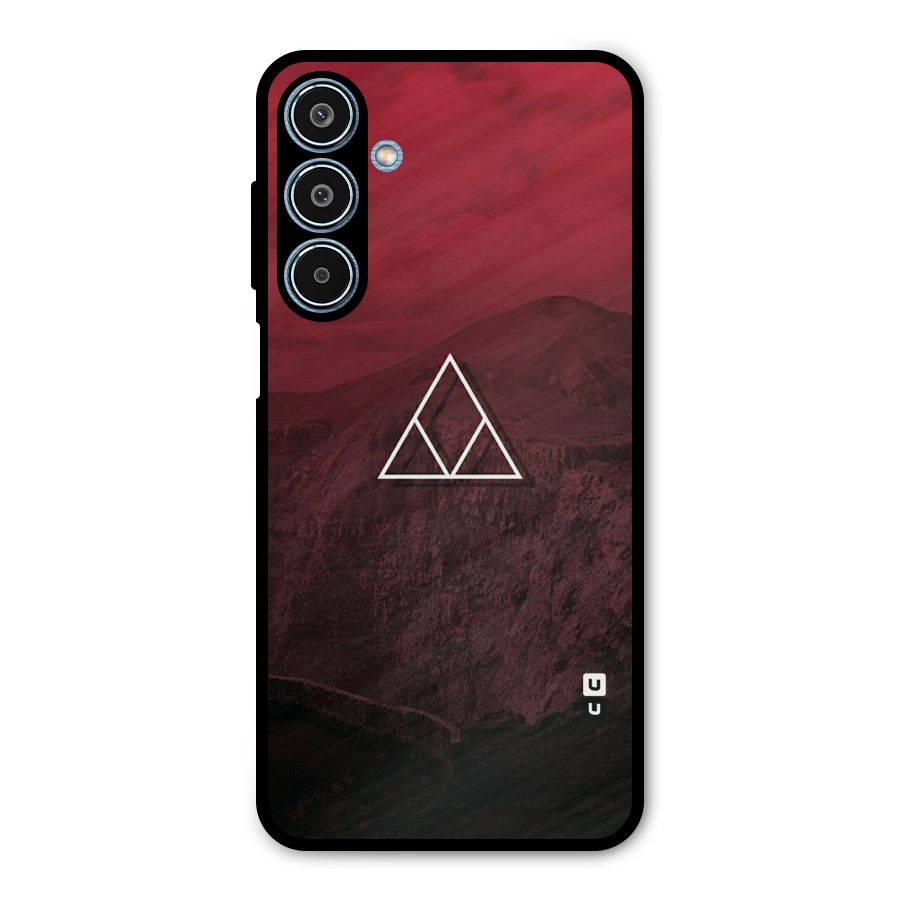 Red Hills Metal Back Case for Galaxy M35