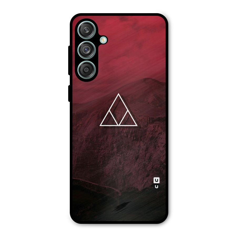 Red Hills Metal Back Case for Galaxy M55 5G