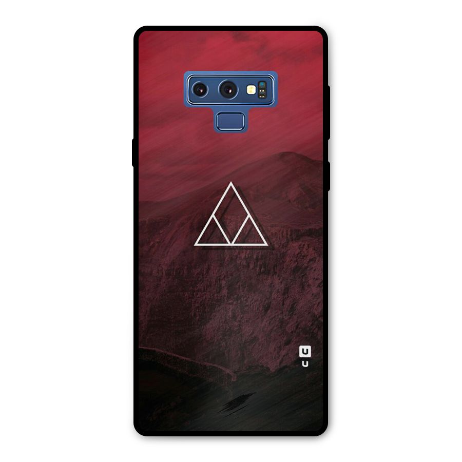 Red Hills Metal Back Case for Galaxy Note 9