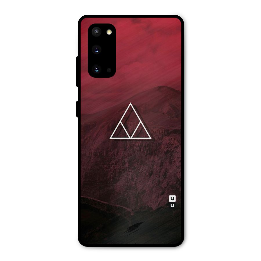 Red Hills Metal Back Case for Galaxy S20