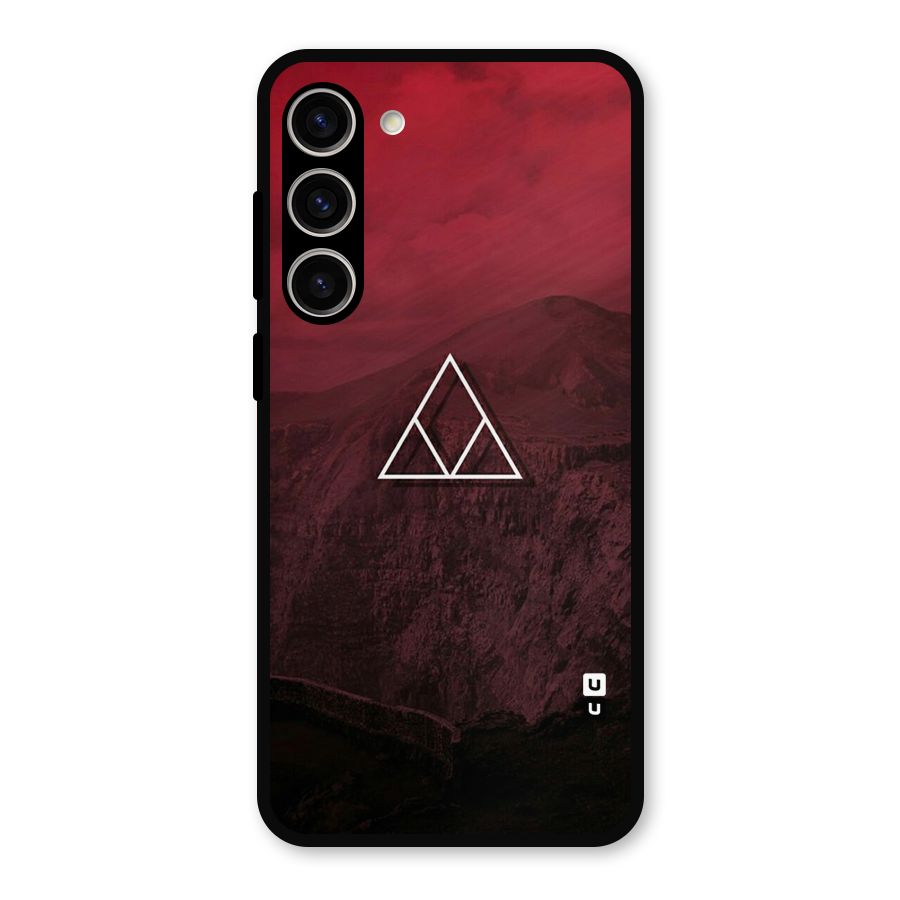 Red Hills Metal Back Case for Galaxy S23 Plus