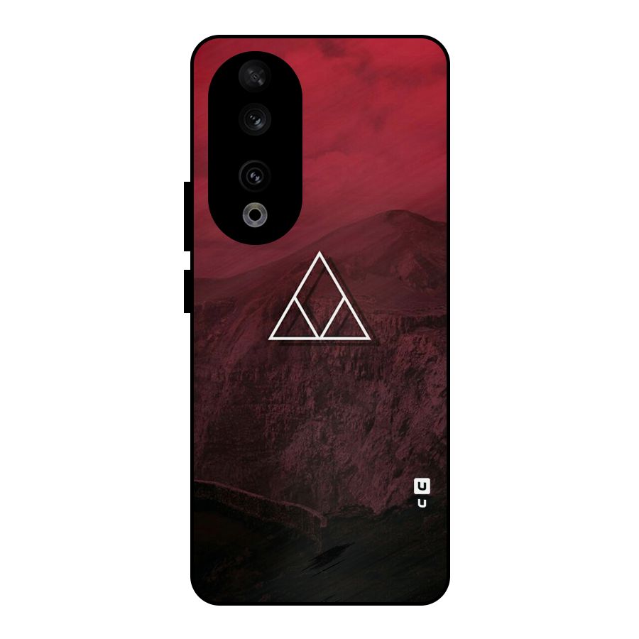 Red Hills Metal Back Case for Honor 90