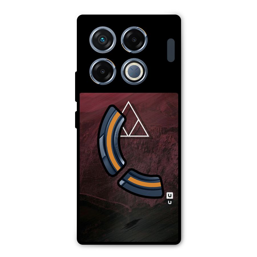 Red Hills Metal Back Case for Infinix GT 20 Pro