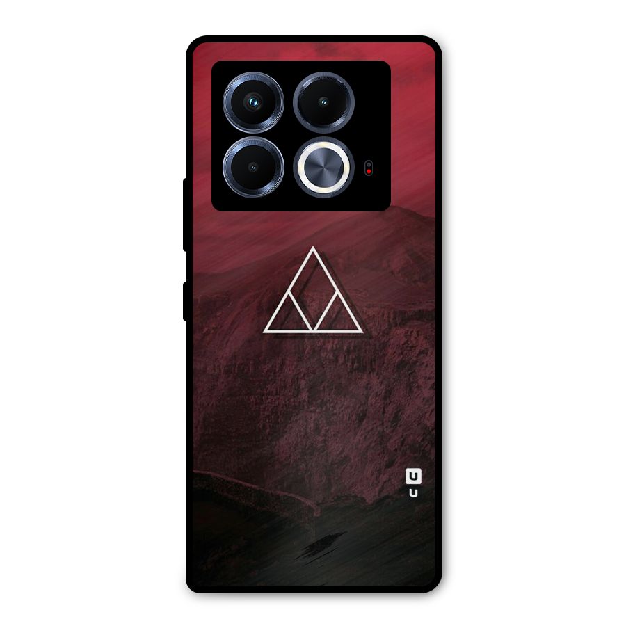 Red Hills Metal Back Case for Infinix Note 40 5G