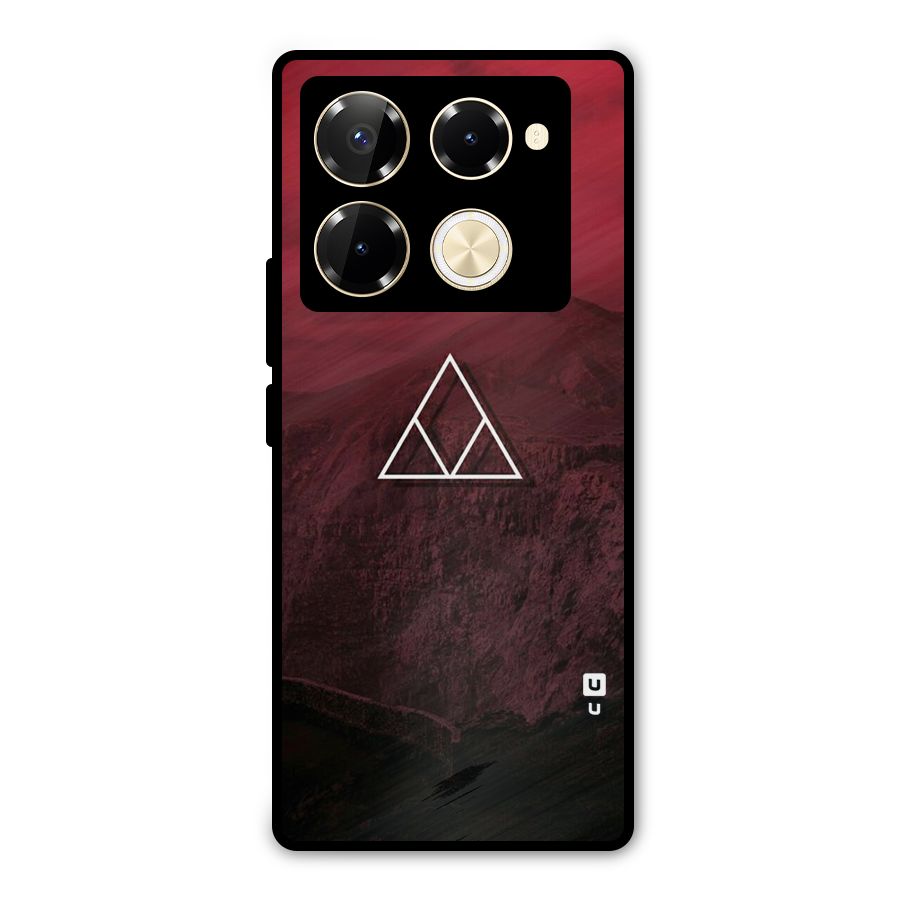 Red Hills Metal Back Case for Infinix Note 40 Pro Plus