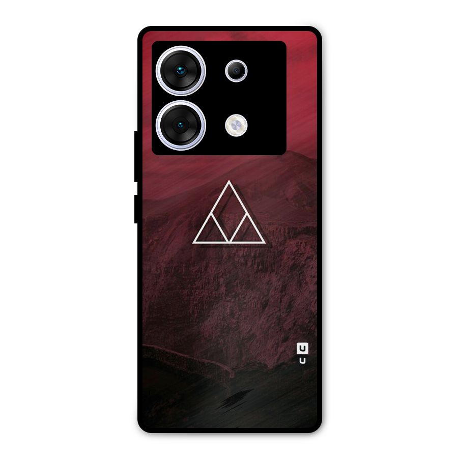 Red Hills Metal Back Case for Infinix Zero 30 5G