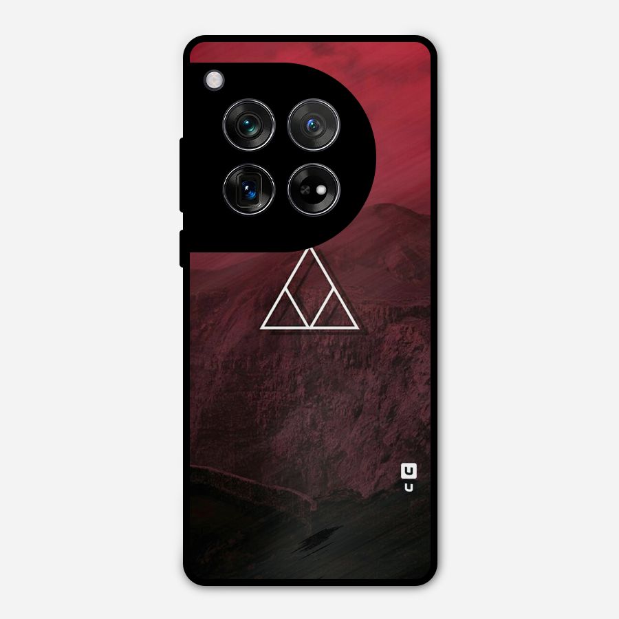 Red Hills Metal Back Case for OnePlus 12