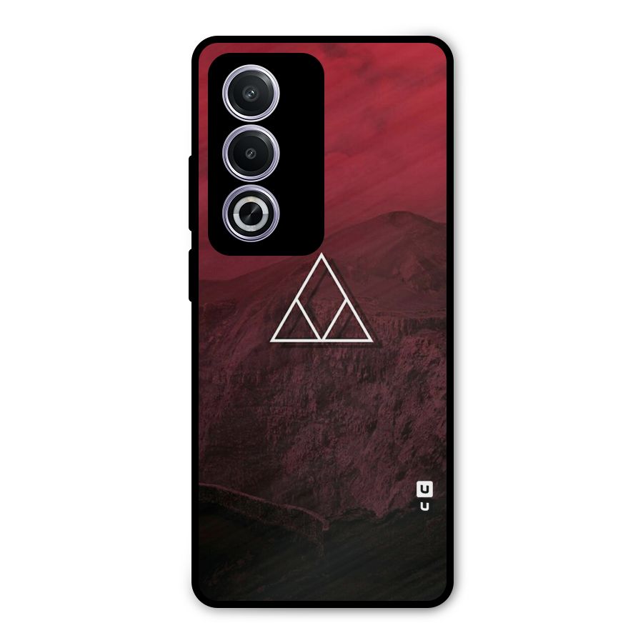 Red Hills Metal Back Case for Oppo A3 Pro