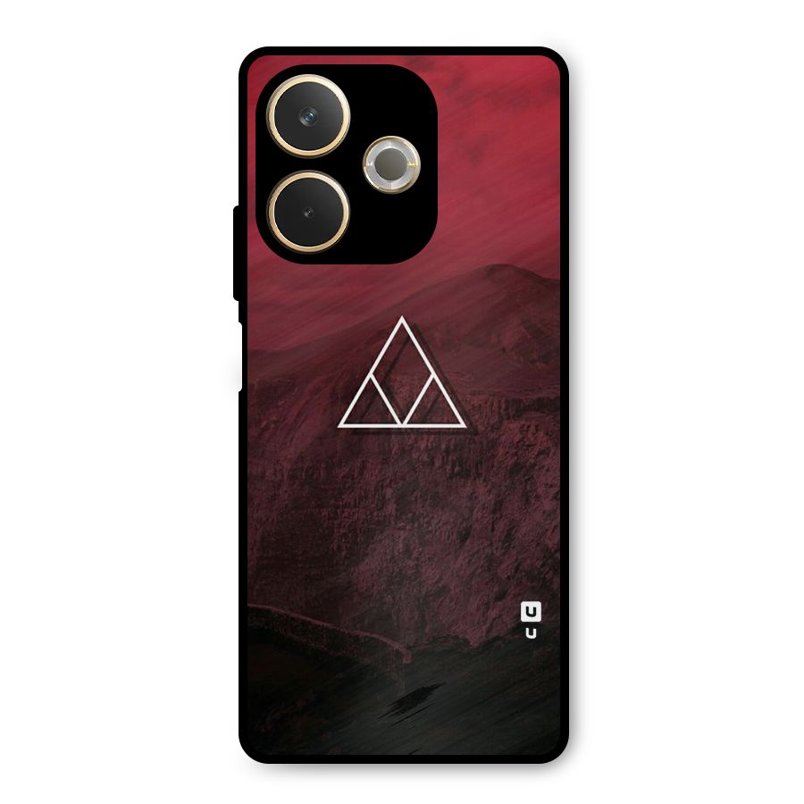 Red Hills Metal Back Case for Oppo A5 Pro
