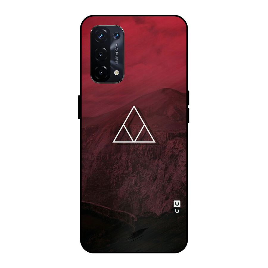 Red Hills Metal Back Case for Oppo A74 5G