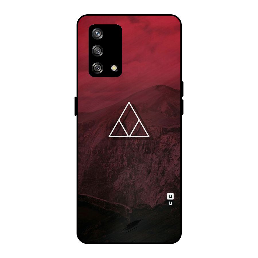 Red Hills Metal Back Case for Oppo F19