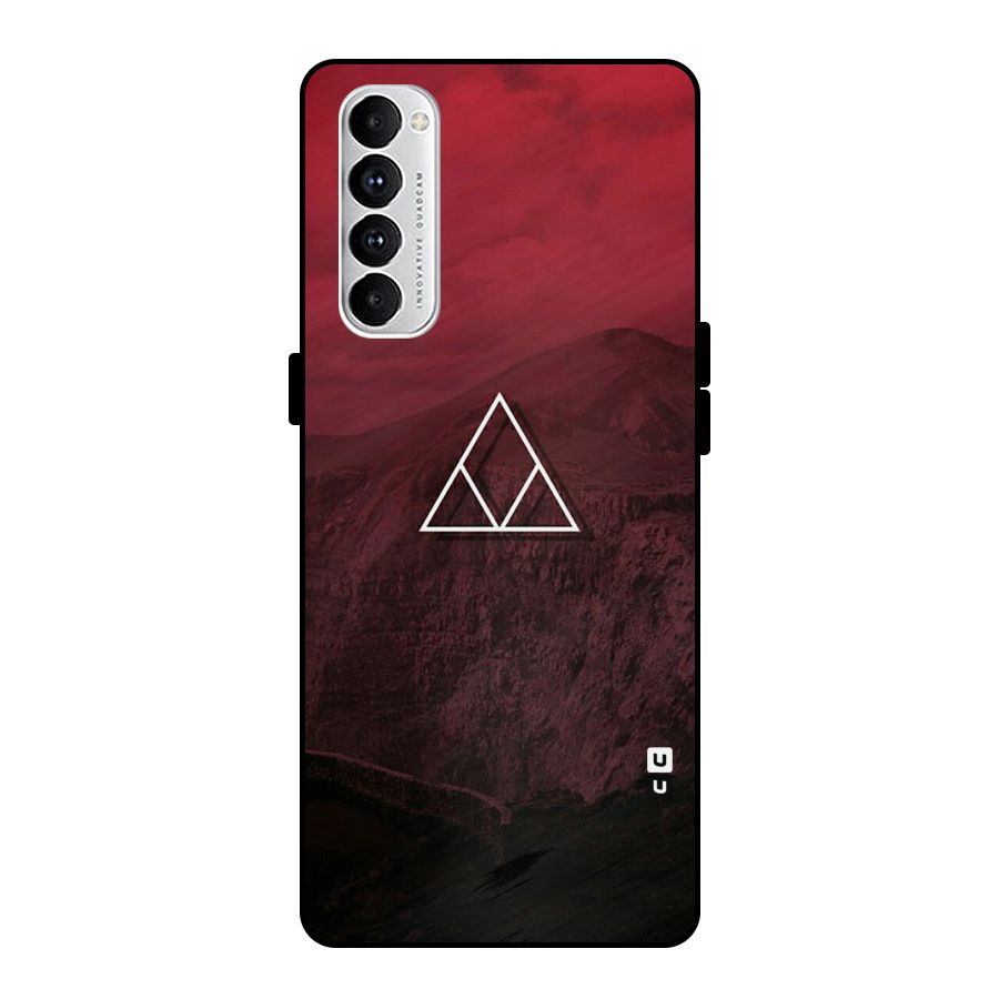 Red Hills Metal Back Case for Oppo Reno4 Pro