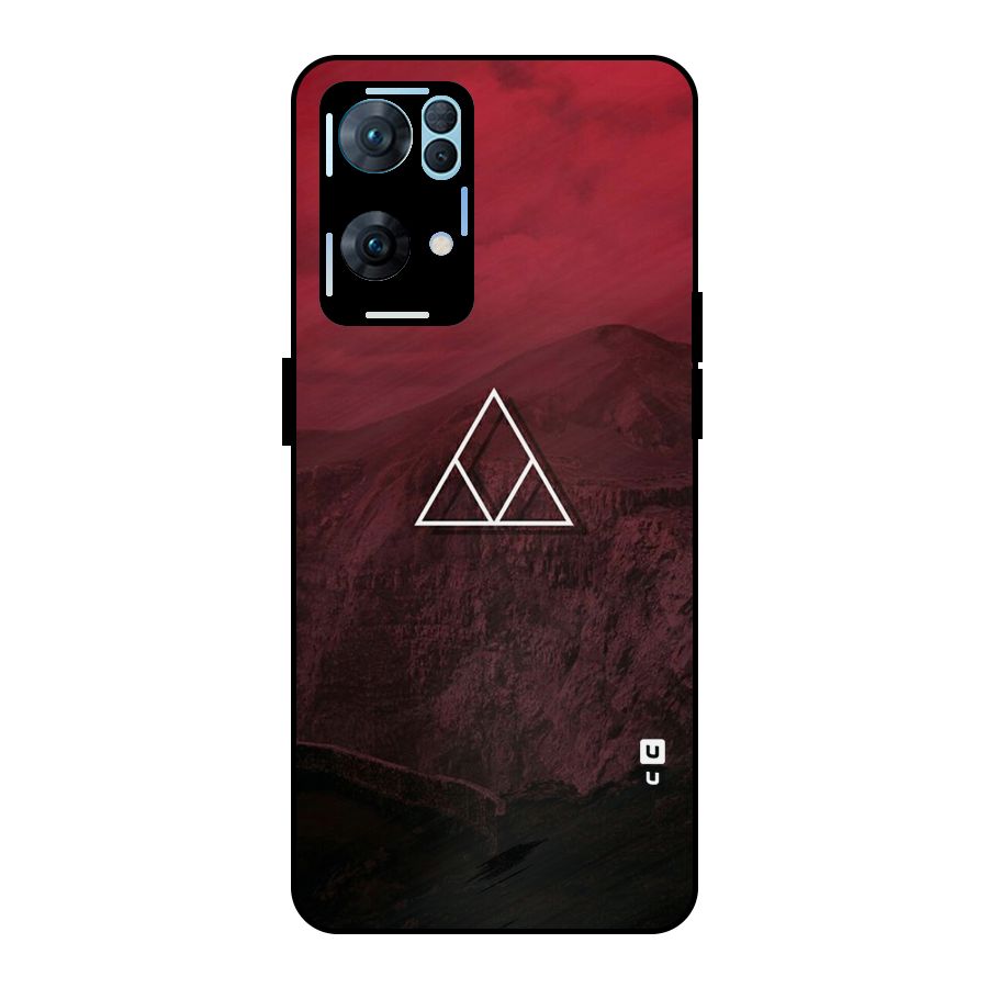 Red Hills Metal Back Case for Oppo Reno7 Pro 5G