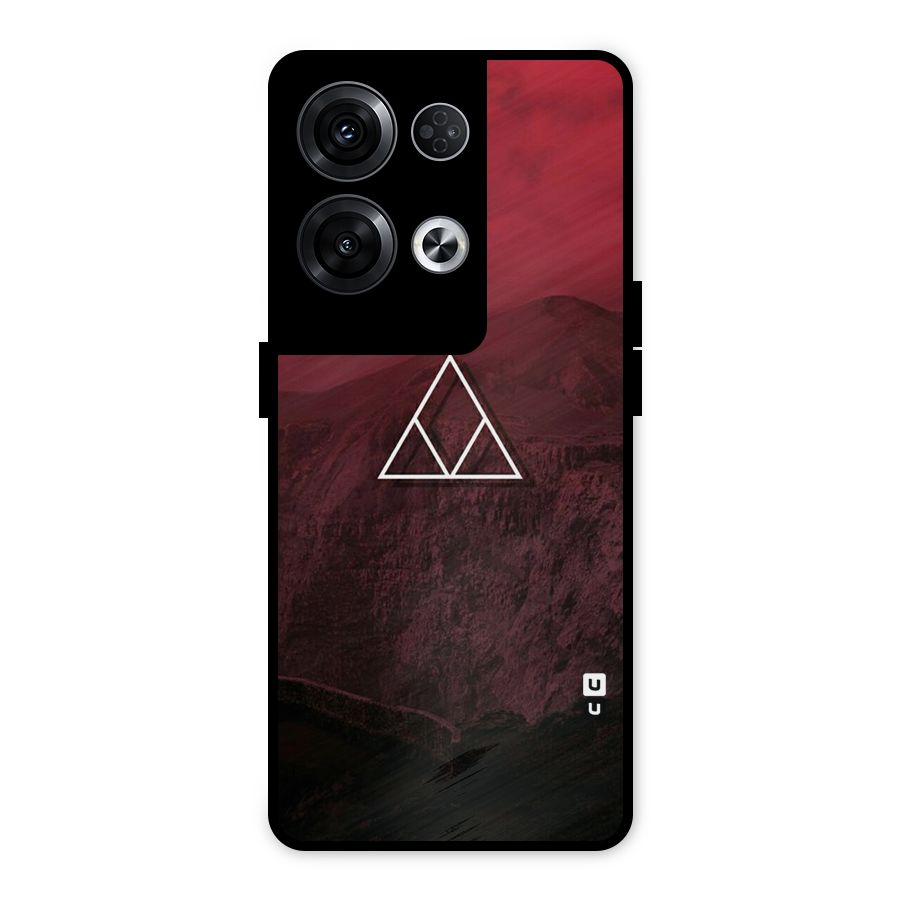 Red Hills Metal Back Case for Oppo Reno8 Pro 5G