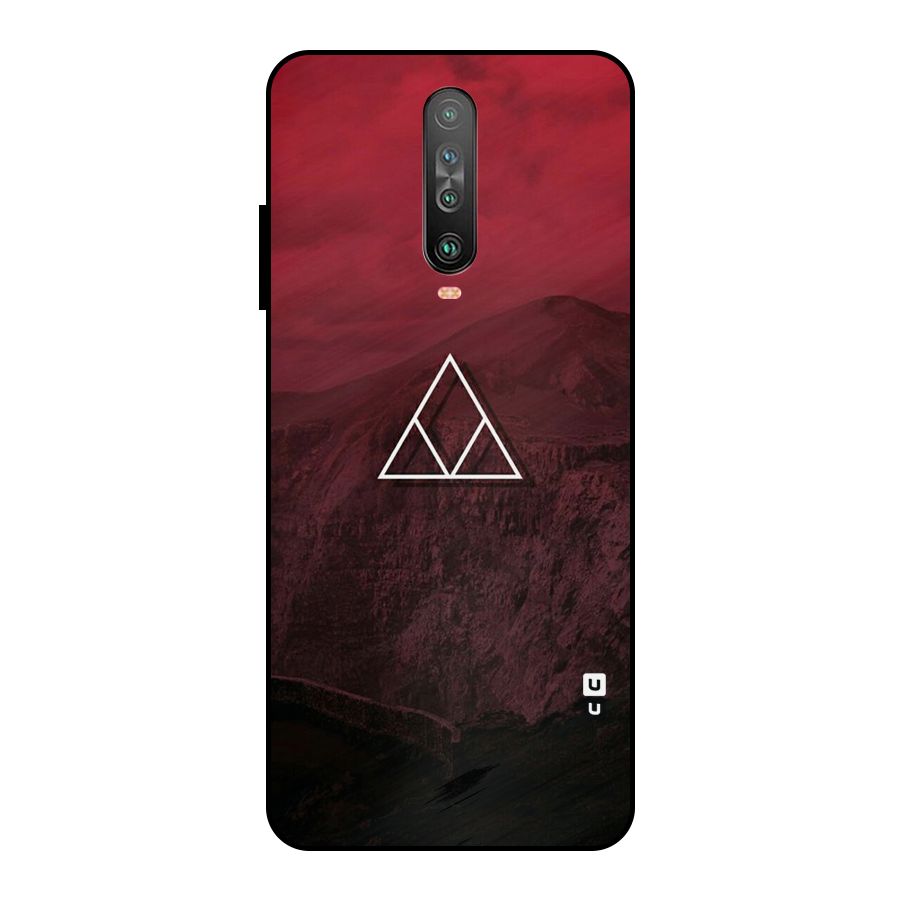 Red Hills Metal Back Case for Poco X2