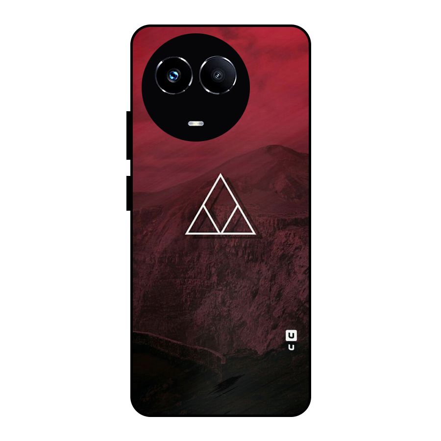 Red Hills Metal Back Case for Realme 11 5G