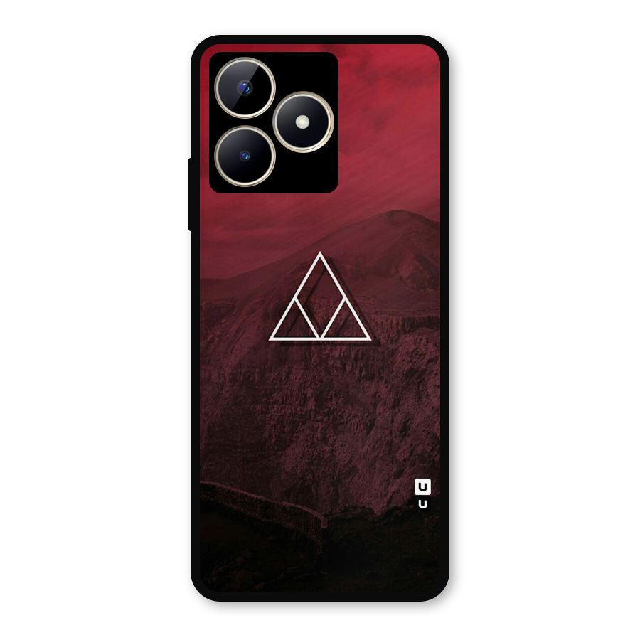 Red Hills Metal Back Case for Realme C53