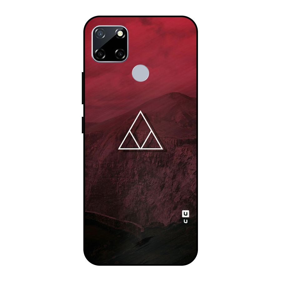 Red Hills Metal Back Case for Realme Narzo 30A