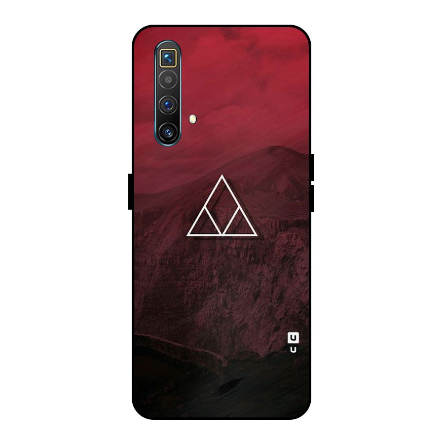 Red Hills Metal Back Case for Realme X3