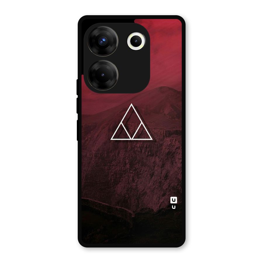 Red Hills Metal Back Case for Tecno Camon 20
