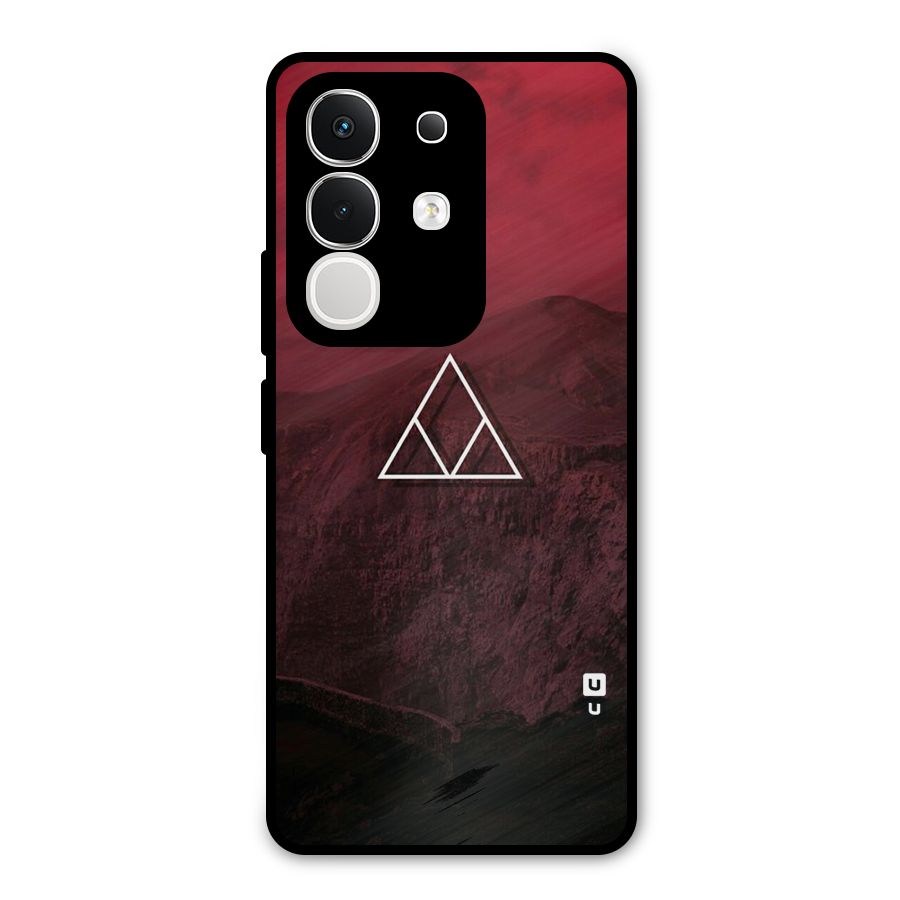 Red Hills Metal Back Case for Vivo T4x