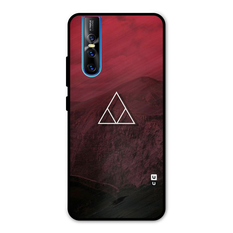 Red Hills Metal Back Case for Vivo V15 Pro