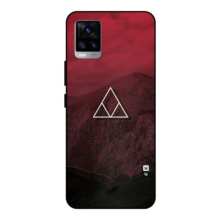 Red Hills Metal Back Case for Vivo V20 2021