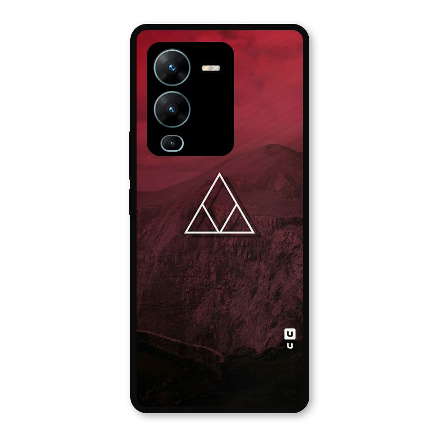 Red Hills Metal Back Case for Vivo V25 Pro
