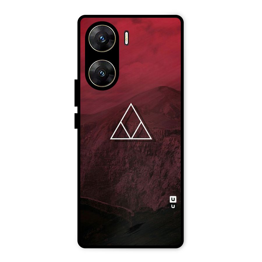 Red Hills Metal Back Case for Vivo V29e
